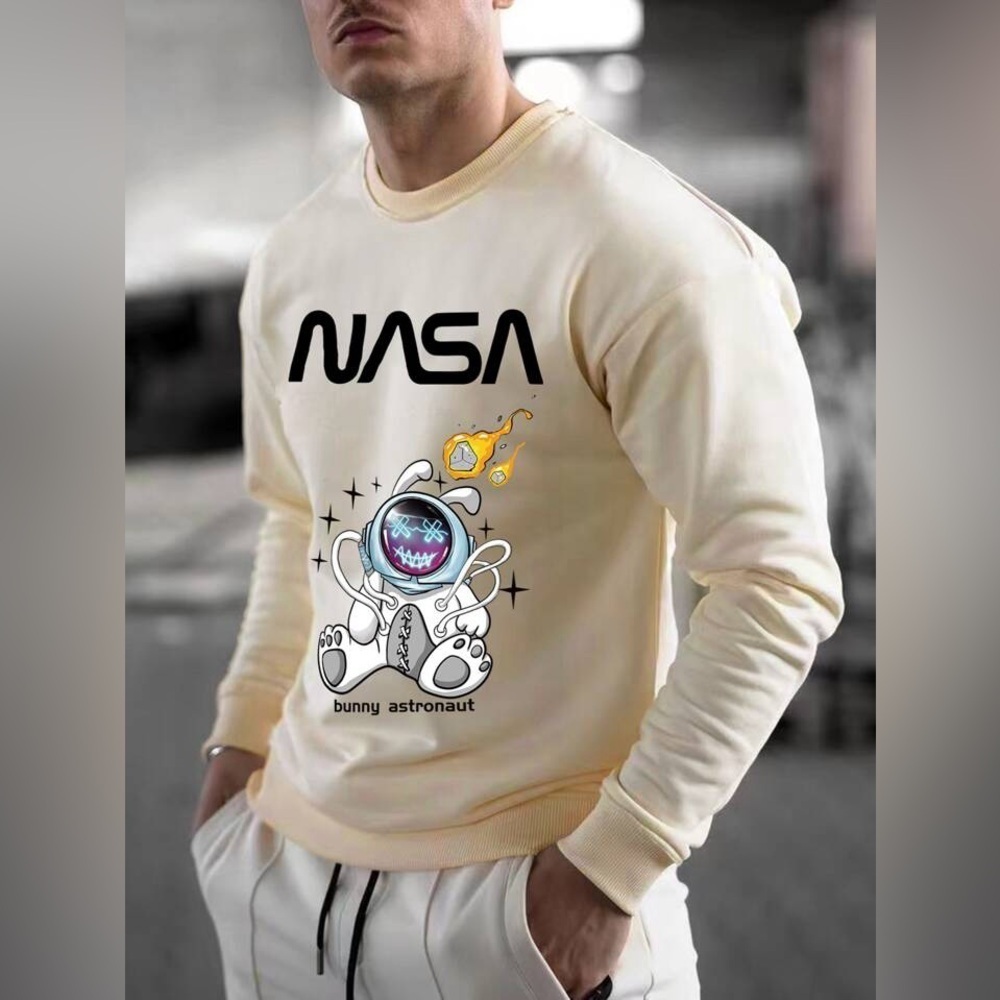 Cream Men's Sweater